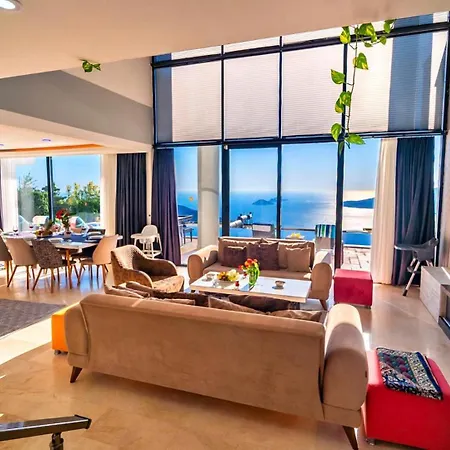 Seaview 4 Bedroom Luxury With Private Indoor & Outdoor Pool * Kalkan