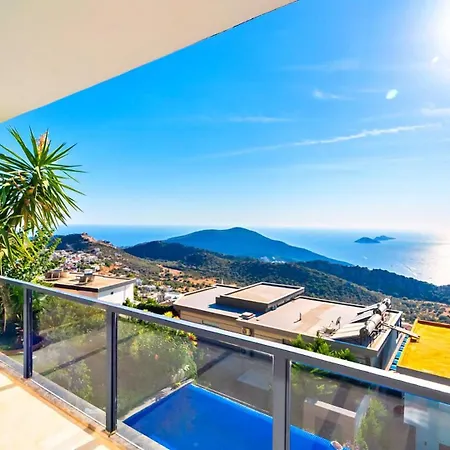Seaview 4 Bedroom Luxury With Private Indoor & Outdoor Pool Villa Kalkan