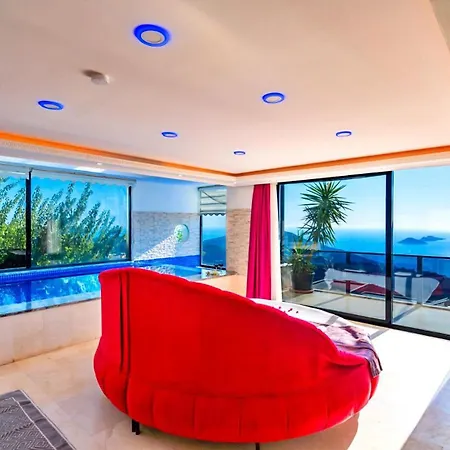 Seaview 4 Bedroom Luxury With Private Indoor & Outdoor Pool * Kalkan