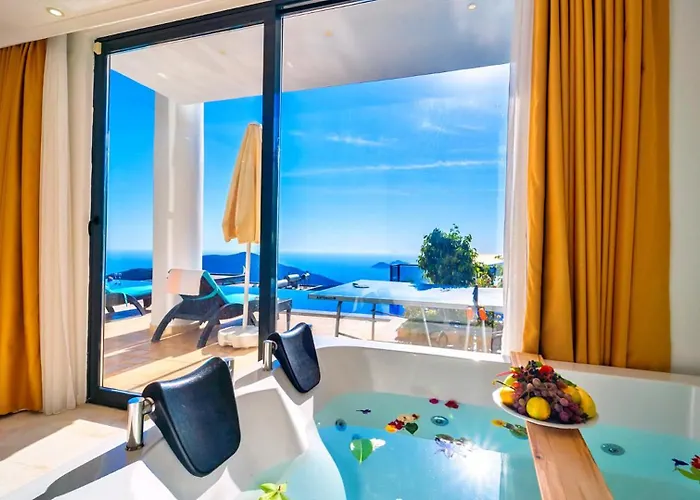 别墅 Seaview 4 Bedroom Luxury With Private Indoor & Outdoor Pool 卡尔坎